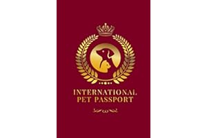 Pet Passport For Travel: Bilingual English Spanish Vaccination Recods & Health Care Chart for International Travel | Veterina