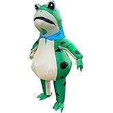 BeaiPuff Inflatable Frog Costume For Adults Frog Costume Blow Up Halloween Cosplay Party