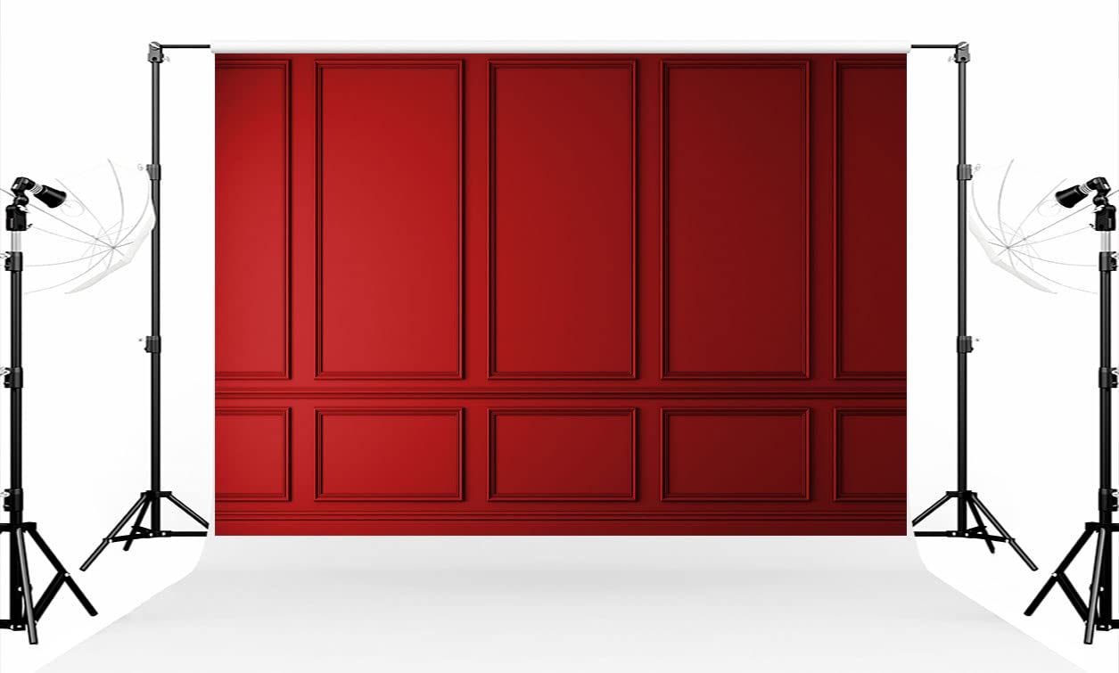 Kate 10×10ft Red Wood Pannel Photo Backdrop