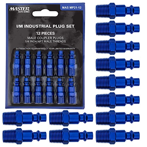 Air Fittings Set 12 Piece Industrial Type Plug