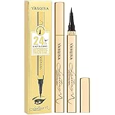 YANQINA Waterproof Liquid Eyeliner - Smudge-Proof,Makeup Long-Lasting Eyeliner Pencil for Women-Black,Smooth,Quick-Drying
