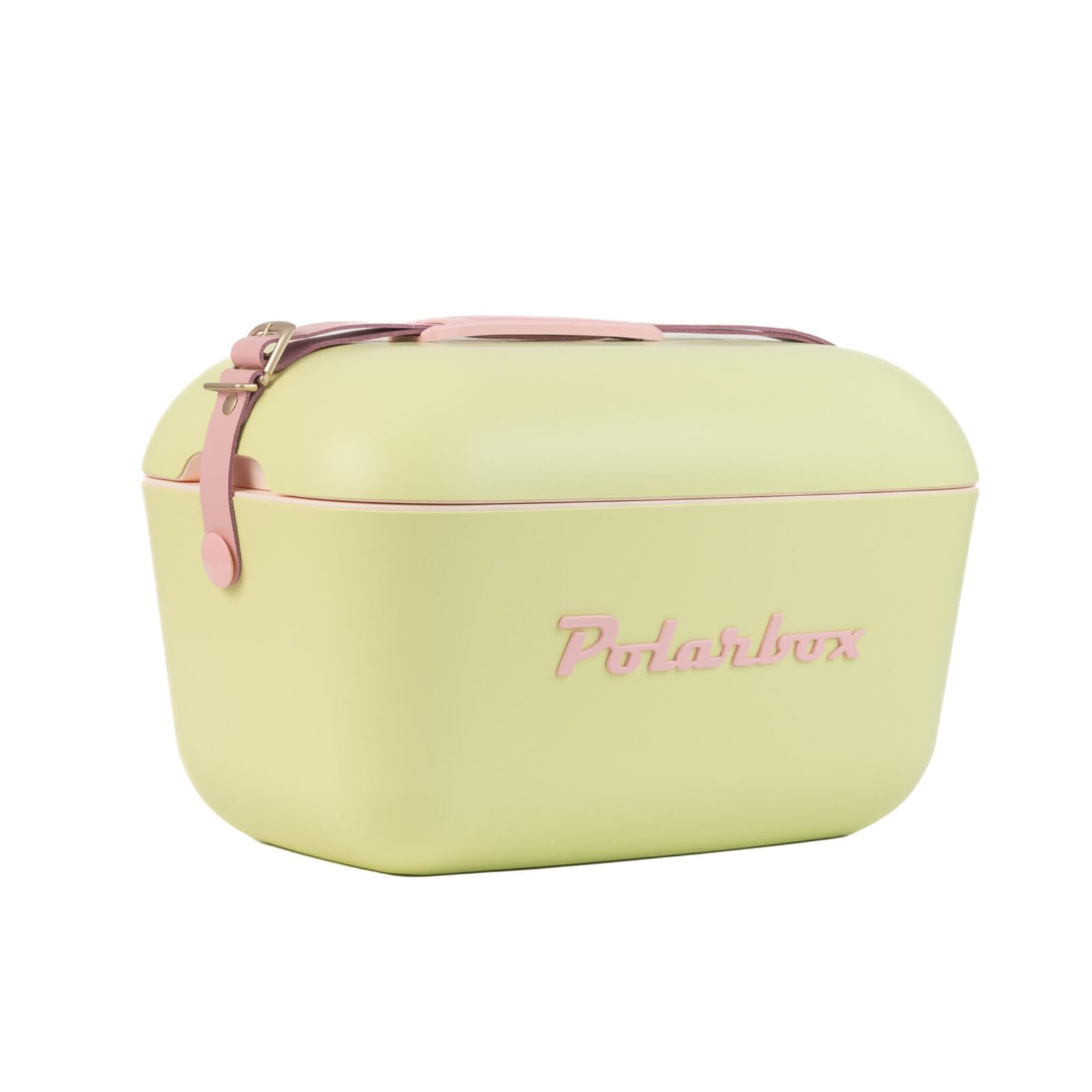 Photo 1 of Polarbox Cooler Retro Beach Cooler Vintage Picnic Lunch Box Bag Portable Cooler Travel Camping Hiking 90s Style Ice Chest Extra Large Lightweight for Cans Beers & Seltzer Drinks 20L (Lime)