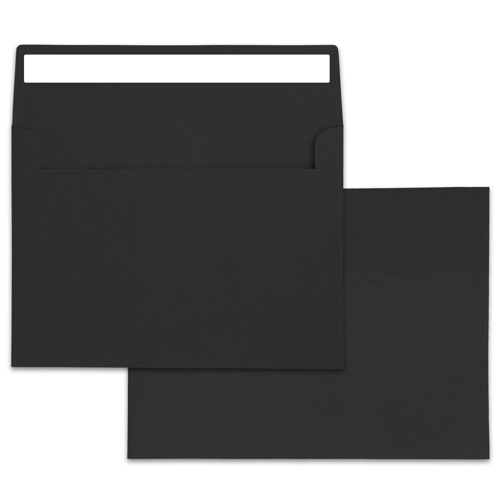 Photo 1 of 50 Packs Invitation Envelopes,Postcard Envelopes, A2 Envelopes Black, Envelopes for Invitations, Envelopes for 4.5x5.5 Cards, Greeting Cards?Envelopes Self Seal for Photos