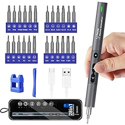 WOTOW Electric Screwdriver, (Newest) 28 in 1 Mini