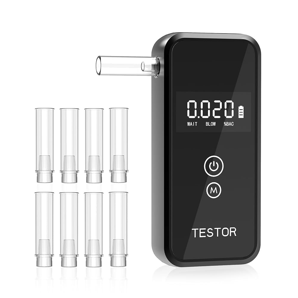 Photo 1 of *USED*
FluxAxis Breathalyzer, Advanced High-Accuracy Personal Breathalyzers for Alcohol, Portable Handheld Digital Alcohol Breathalyzer Tester with 8 Reusable Mouthpieces for Home & Travel Use
