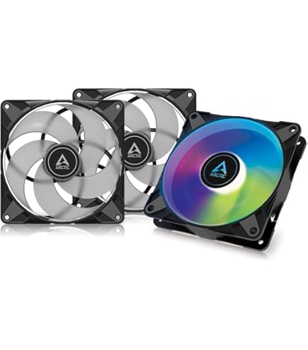 Ventilateur PC ARCTIC BioniX P120 A-RGB - 120 Mm, PWM, Pression Statique 2,1 MmH₂O, 400-2300 Tr/min