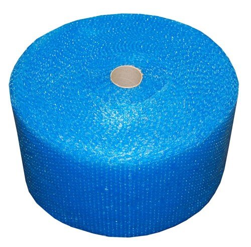 Realpack 1 x Roll - Blue Strong Bubble Wrap Size: Wide 12" 300mm x 50M