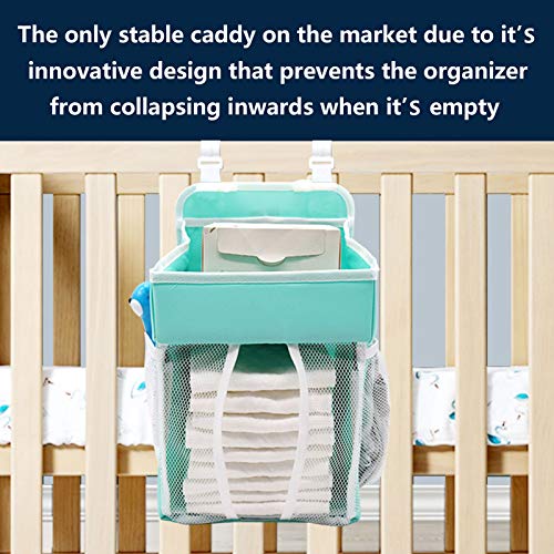Cenland Changing Table Organizer,Hanging Diaper Caddy Organizer for