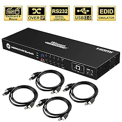 TESmart 8 Port HDMI KVM Switch 4K @ 30Hz with