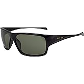 Islander Eyes Bonaire Polarized Sunglasses for Men or Women Sports Wraparound Black Frame w/Grey Lens