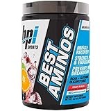 BPI Sports Best Aminos BCAA and Glutamine Supplement, Fruit Punch, 8.82 Ounce