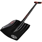Backcountry Access BCA Dozer Shovel for Snow Avalanche Rescue - with Saw 2H-S - Black