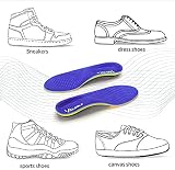 VALsole Orthotic Insole Arch Support for Flat Feet Plantar Fasciitis Blue UK view 4