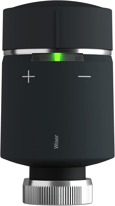 Drayton Schneider Electric Wiser Smart Radiator Thermostat Black TRV