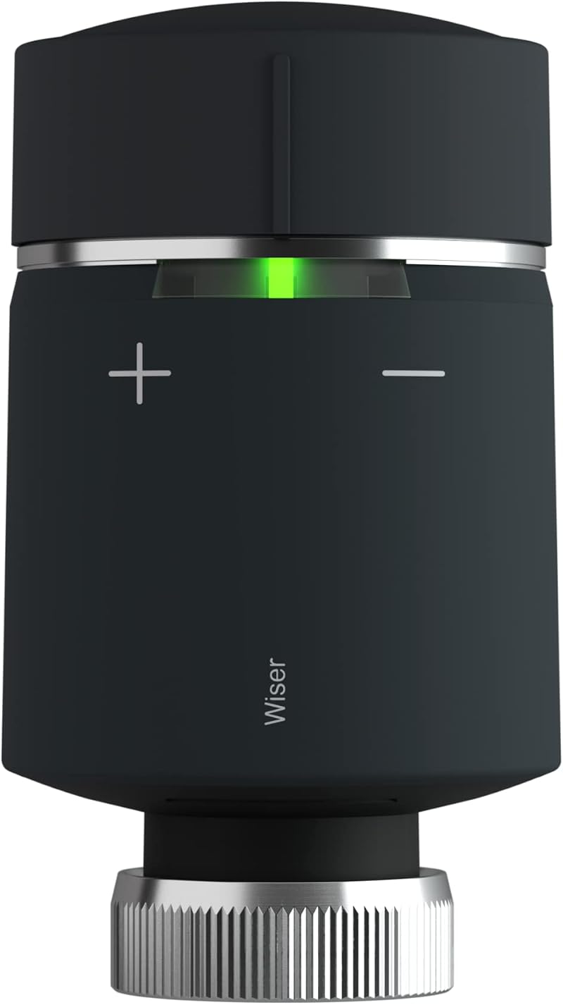 Drayton Schneider Electric Wiser Smart Radiator Thermostat Black TRV