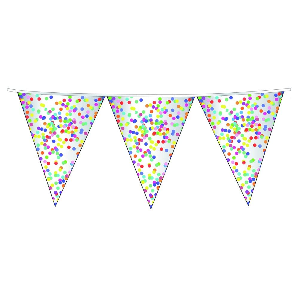 Speel Goed 437101 – Flag Line Confetti 6 m