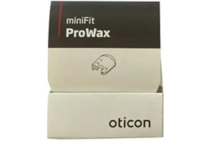 Oticon Hearing aid prowax minifit Wax Filters. The pro Wax Traps/Guards are The Perfect Accessories/Supplies to The Opticon OPN Hearing aids with Cleaning Brush.