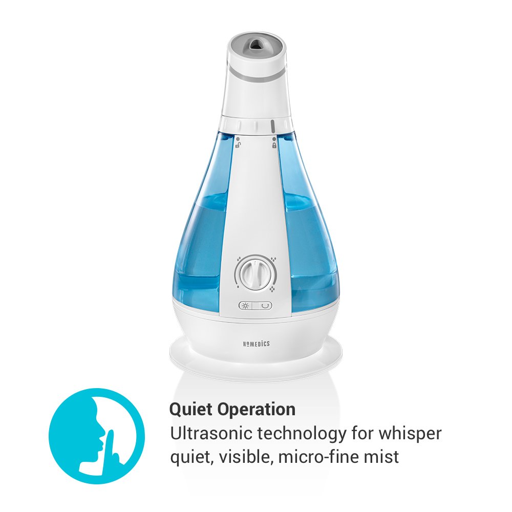 Cool Mist Oscillating Ultrasonic Humidifier 120Degree Rotation, 1