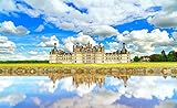 Leowefowa 5X3FT Chateau de Chambord Backdrop