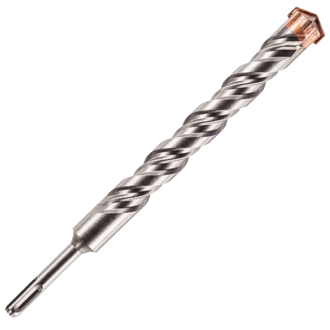 25mm x 260mm Long SDS Plus High Performance Hammer Drill Bits, Professional Tungsten Carbide Cross Tipped Masonry Drill Bit For Brick, Concrete, Stone, Granite. 25mm SDS Drill Bit