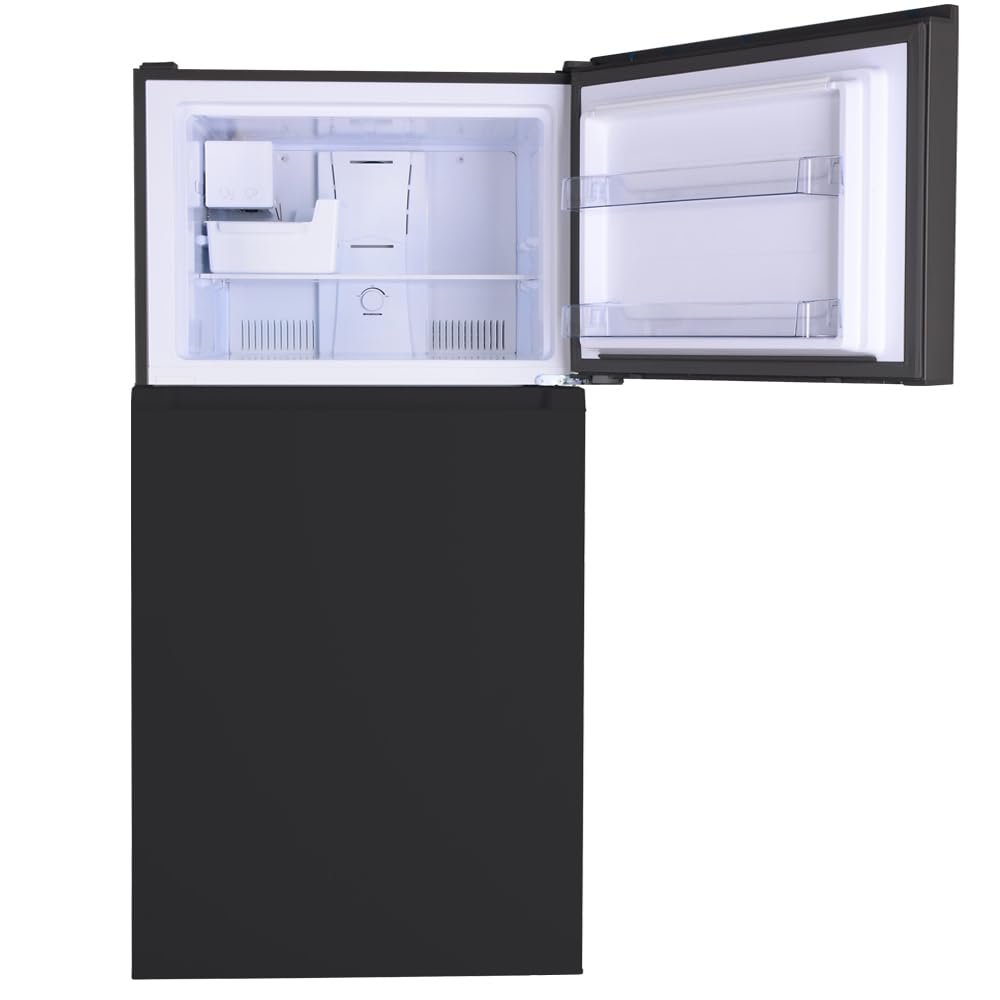 Kenmore 33 in. 20.4 cu. ft Capacity Refrigerator/Freezer with Full-Width Adjustable Glass Shelving, Humidity Control Crispers, Ice Maker, ENERGY STAR Certified, Black