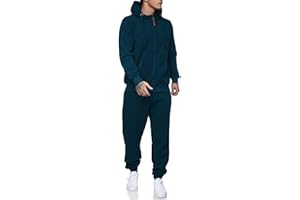 CUBECIRCLE Sweatsuits for Men 2 Piece Men's Jogging Tracksuit Set Hoodie Casual Athletic Long Sleeve Zipper Suit Set