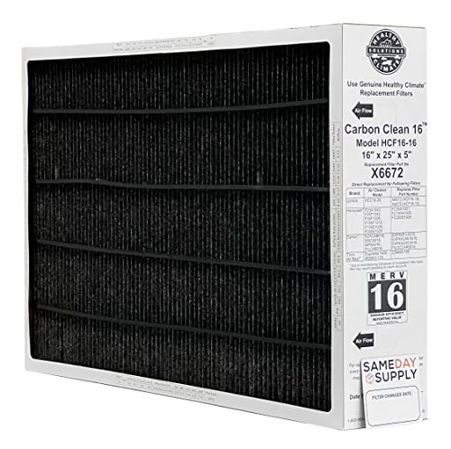 Cooyafan X6672 16x25x5 ERV 16 Furnace Air Filter Copatible With