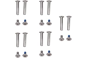 Zoofen 10 pcs Inline Skate Replacement Bearings Skating Screws OD 6mm Roller Blades Replacement Skate Wheel Axles（30mm）