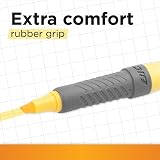 BIC Highlighter Grip Assorted Pack 12 Ribbed Rubber Grip Water-Based Ink view 4