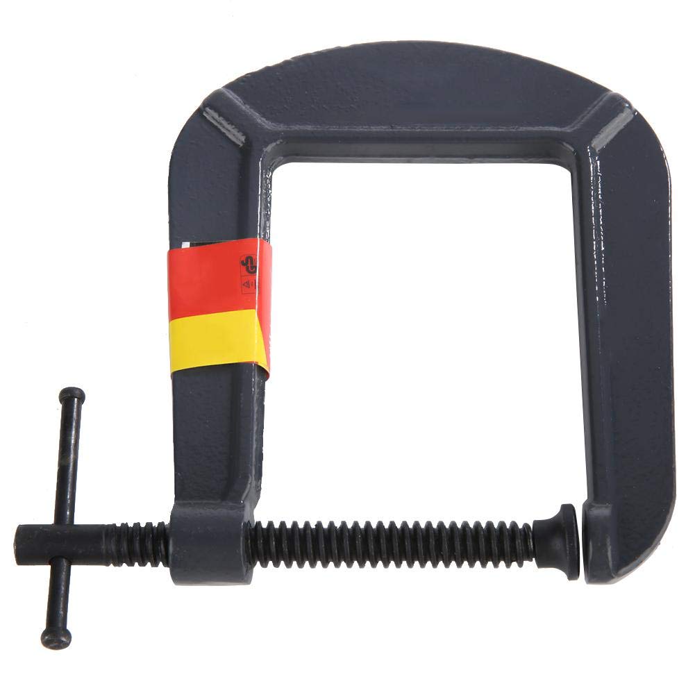 Heavy Duty G Type Woodworking C-Clamp DIY Carpentry Clamping Device, Fixing Clamp, Deep Throat G Clamp, for Woodworking Welding Carpentry Automotive Repair Buildings (70,110mm)