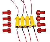 CUTEQUEEN TRADING 4PCS 50W 6Ohm LED Load Resistors
