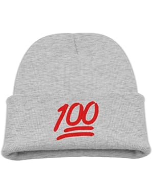 100 Emoji Red Child Head Cap