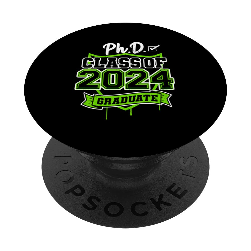 PHD Graduate Class of 2024 PopSockets Swappable PopGrip