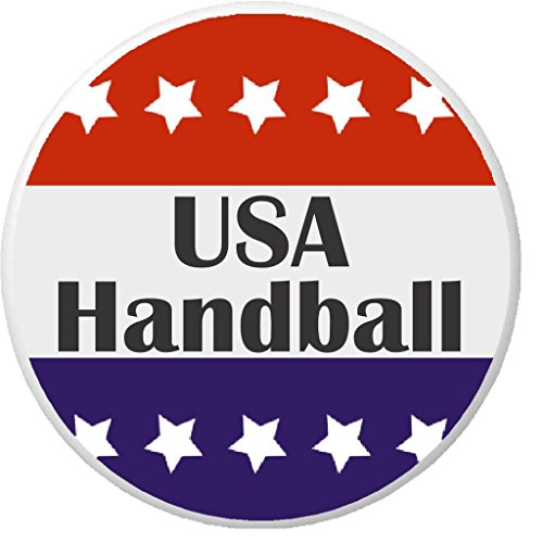 USA Handball Red White Blue Stars 2.25
