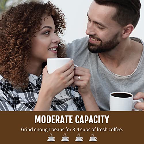 SHARDOR Electric Coffee Bean Grinder with Stainless Steel Blades, Small