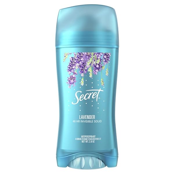 SECRET INVISIBLE SOLID DEODORANT LUXE LAVENDER 2.6 OZ