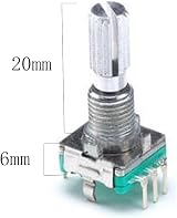 Wvzong EC11 Rotary Encoder Switch Push Button 5-Pack Digital Potentiometer for view 2