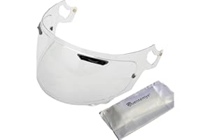PUENTEMYS VAS-V MAX Vision Face Shield for Corsair-X, Signet-X, Quantum-X, DT-X, Defiant-X Regent-X Motorcycle Helmets Visor (Clear)