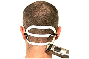Neck Hair Liner - perfect Straight or Curved Neck Hairline guide / template / stencil; Perfect trimmer and haircut accessory 