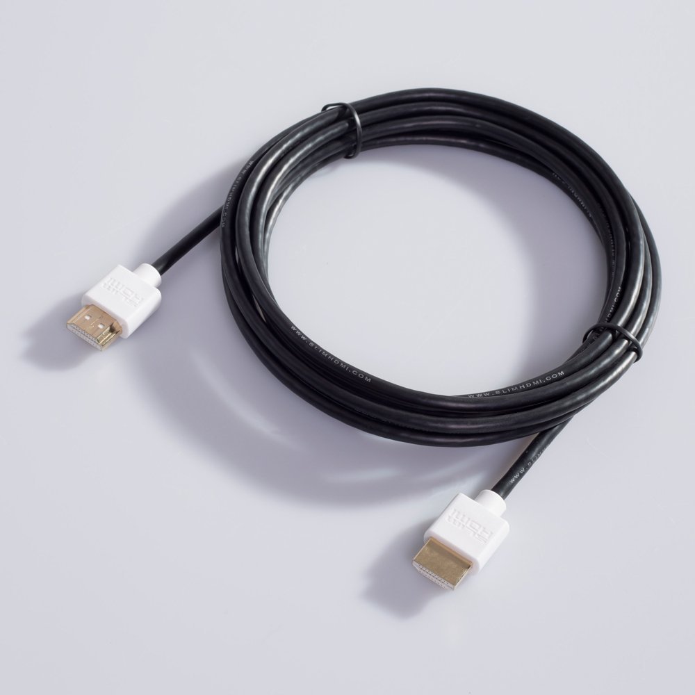 SlimHDMI 3m Eco Slim HDMI Cable (Gold Plated, 1080p, 3D, High Speed)
