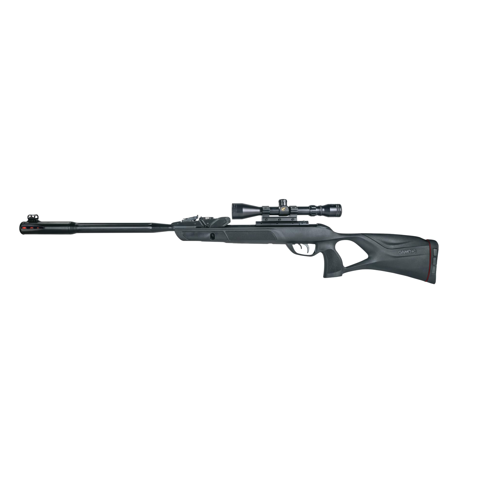 Rifle de aire Gamo Swarm Fusion 10X GEN3i calibre .177 Break Barrel Pellet - Mag de inercia Fed de 10 disparos, 1300 FPS, alcance 3-9x40 - Negro