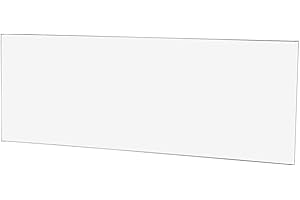 ACRYLIC MEGA STORE Clear Acrylic Plexiglass Sheet - 1/8" Thick Cast - 18" x 48"