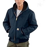 Carhartt mens Loose Fit Firm Duck Insulated Flannel-lined Active Jacket