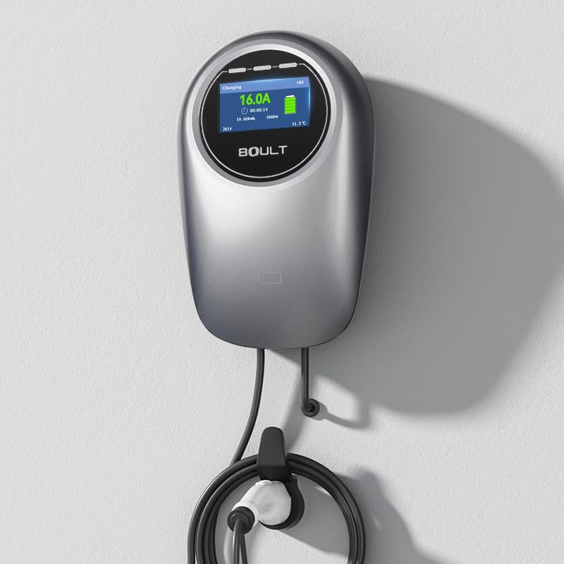 Wallbox EV Charger | Type 2, 11kW, 3-Phase, 16A | IP65 Rated | Smart WiFi Control | RFID Access | 5m Cable | For GCC EVs Like like: Tesla, Mercedes, BYD, Audi & More