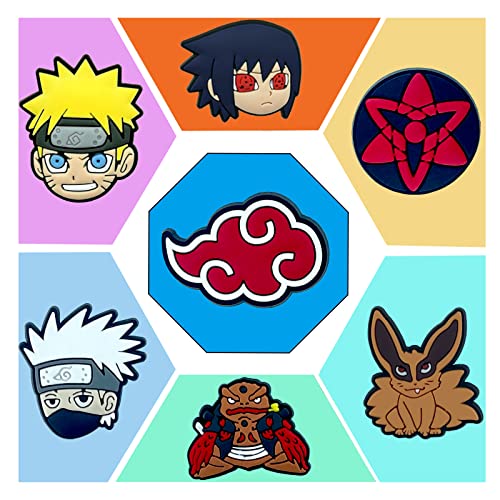 25 Piece Cute Random Anime Shoe Croc Charms for Crock Kids Boys