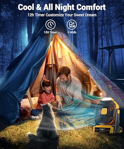 beach tent fan
