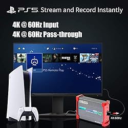 Mirabox 4K Capture Card for Nintendo Switch with
