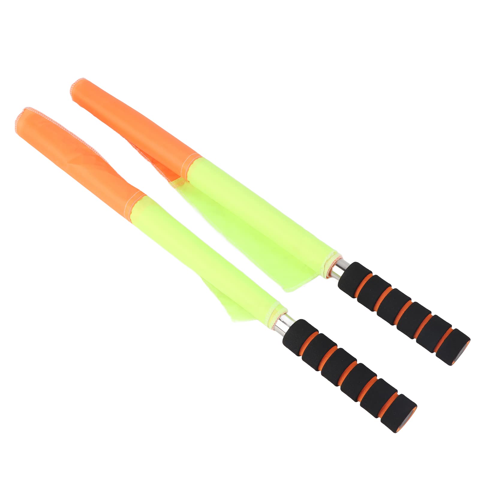 Referee Flag Linesman Flag Waterproof Sport Referee Flag with Storage Bag for Sports Match Soccer Football Hockey 2PCS