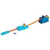Hot Wheels Toy Car Track Set, Track Builder Unlimited Stunt Crash Box Playset with 18 Building Components in Storage Box with Lid &amp; 1:64 Scale Vehicle