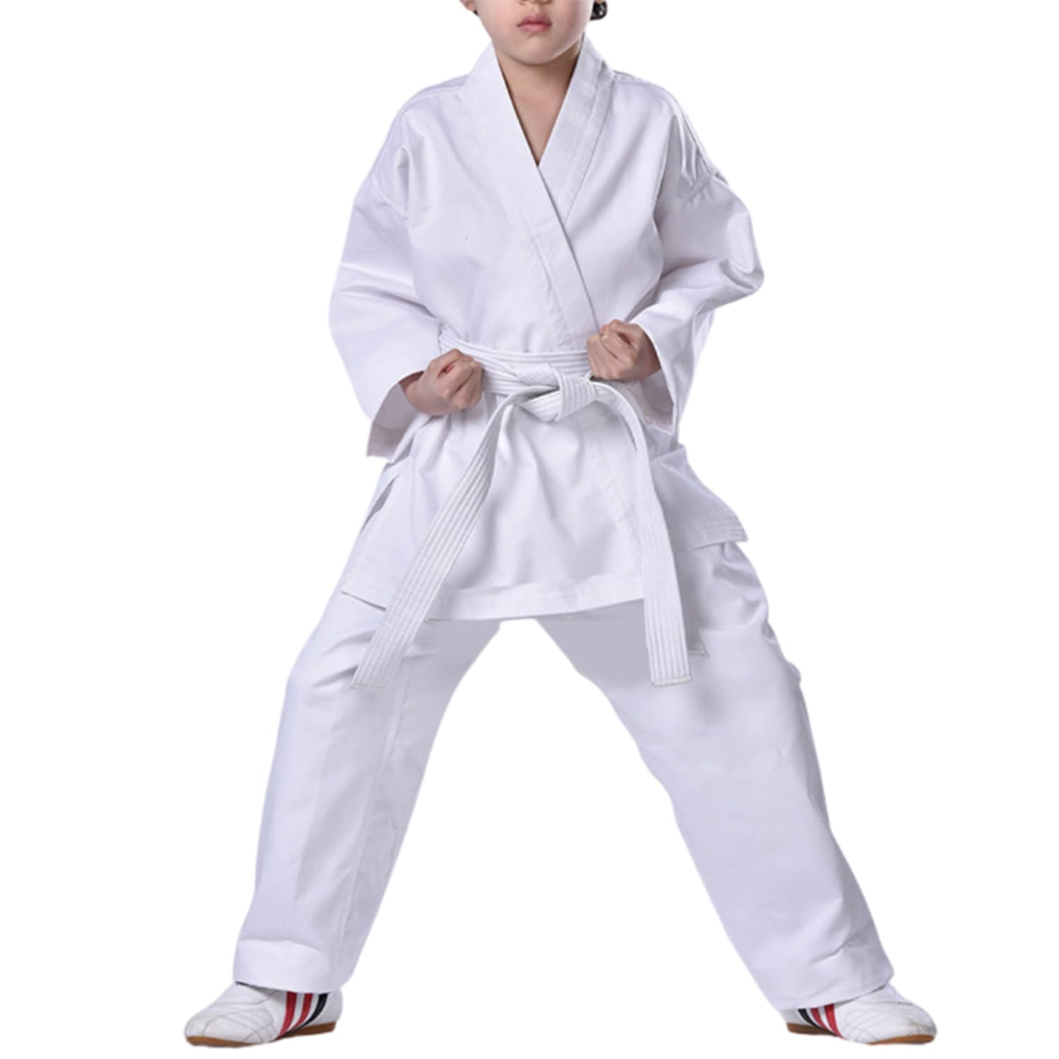 imflyker Karate Uniform Gi with Belt Sets for Kids